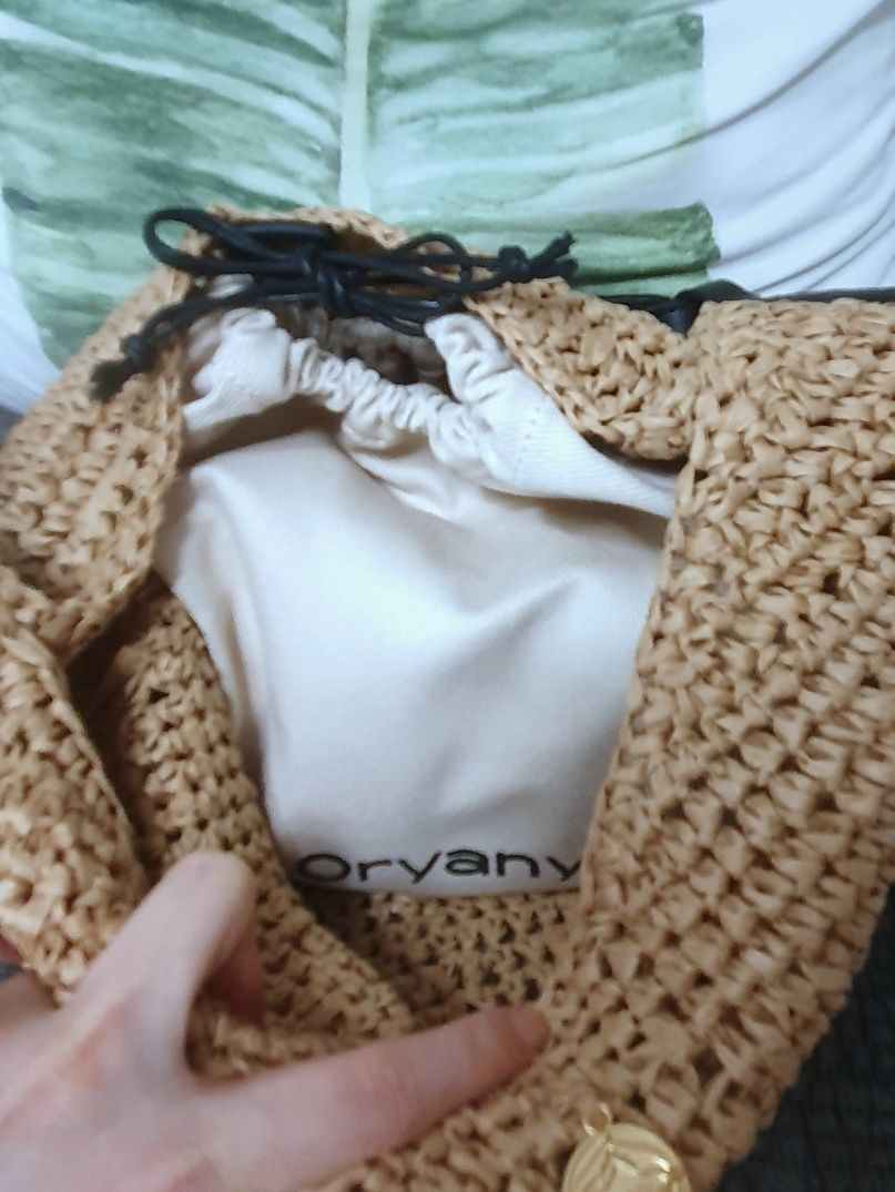 ORYANY ■ [25SS] Raffia Triangle Shoulder ショルダーバッグ 470374959eb64ee9da8e8da4dc8356