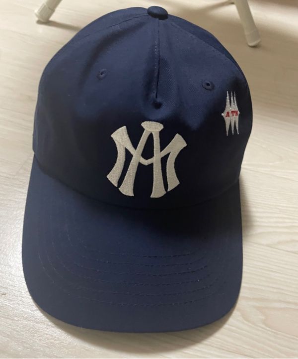 帽子 AFTERMATH YANK BALL CAP NAVY MUSINSA | Aftermath ATM LOGO BALL CAP [NAVY]