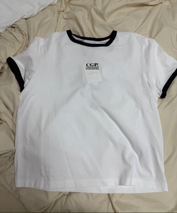 MUSINSA | Codegraphy (Women) Small Square Logo Ringer Short