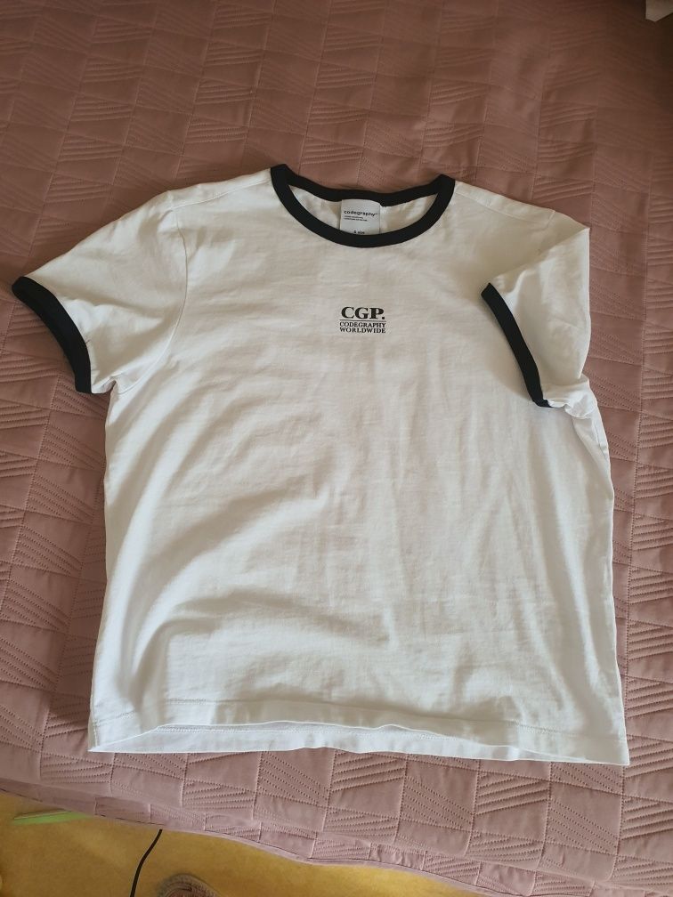 Tシャツ・カットソー codegraphy Women's Square Logo Ringer Short Sleeve T-Shirt W MUSINSA | Codegraphy (Women) Small Square Logo Ringer Short