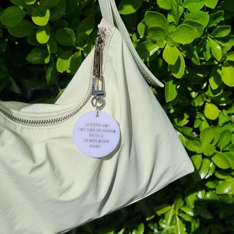 ★mucu and ebony★ Moiety Bag_ Mint Mucu and Ebony] Floaty Bag with Keyring (4 Color) *2025 NEW