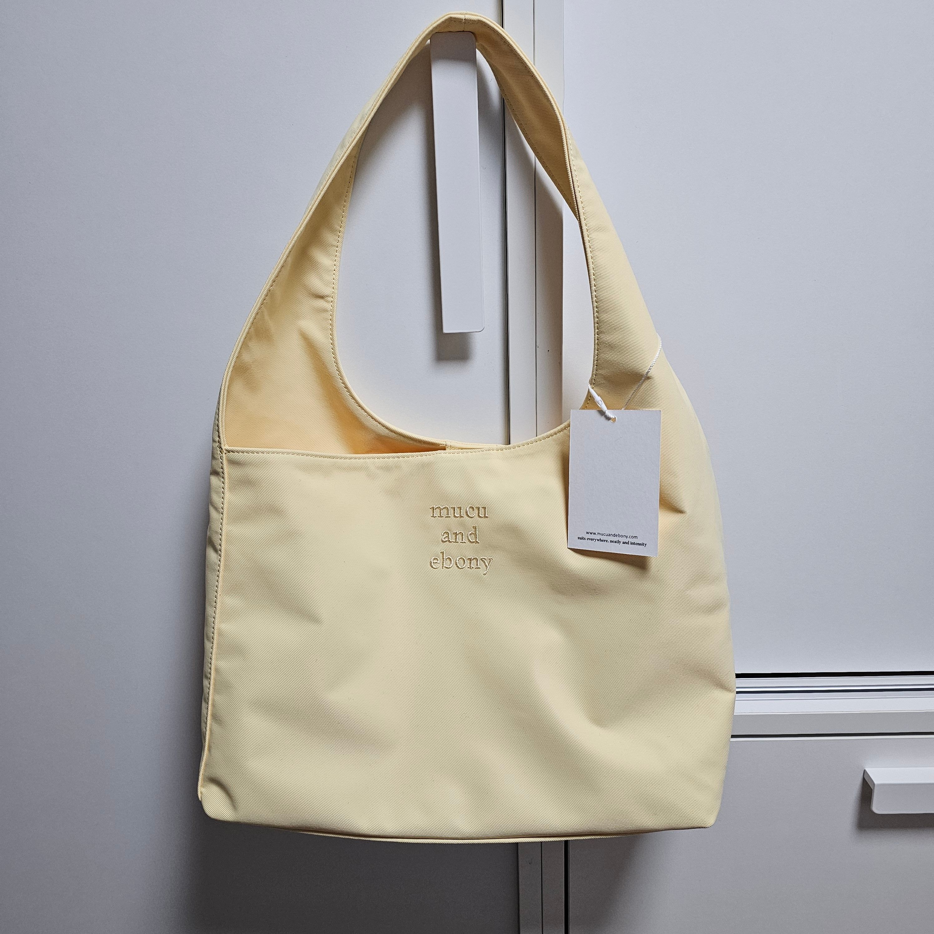 MUSINSA | MUCU AND EBONY Soft Bag Soft Bag Lemon Yellow