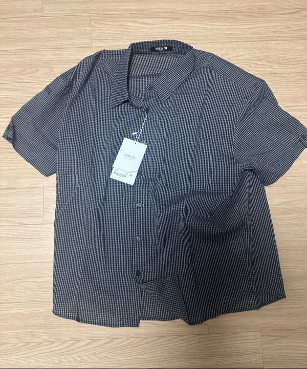 [DRAW FIT] HEDI SEERSUCKER ROLL UP HALF CHECK SHIRT /追跡付 MUSINSA公式 | DRAW FIT Eddie Seersucker Roll-up Half Check