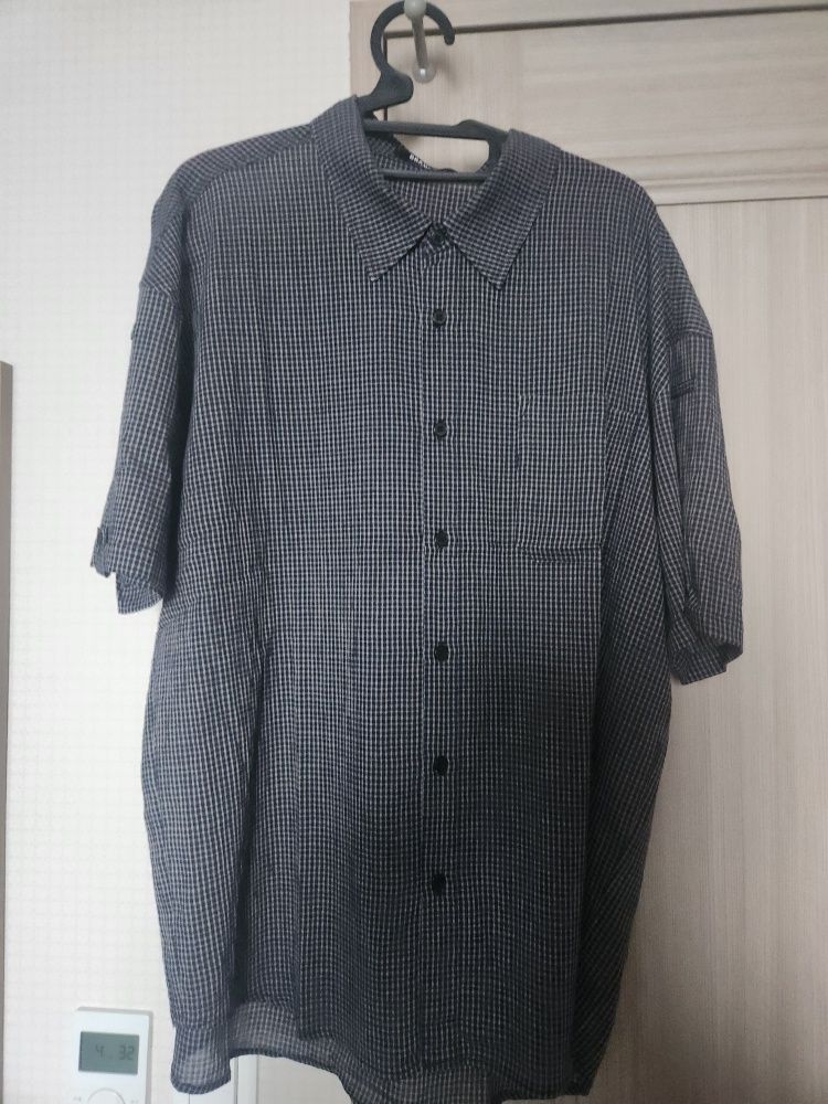 [DRAW FIT] HEDI SEERSUCKER ROLL UP HALF CHECK SHIRT /追跡付 MUSINSA | DRAW FIT Eddie Seersucker Roll-up Half Check Shirt
