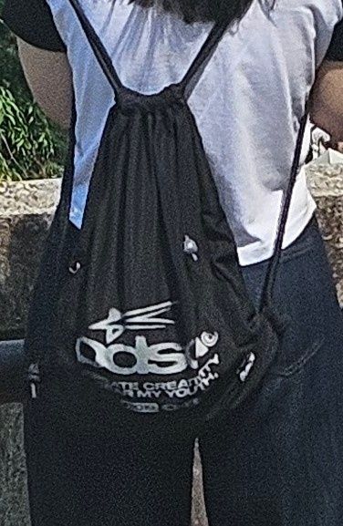 MUSINSA公式 | ODDSTUDIO Odsd Curved Sporty String Bag - BLACK