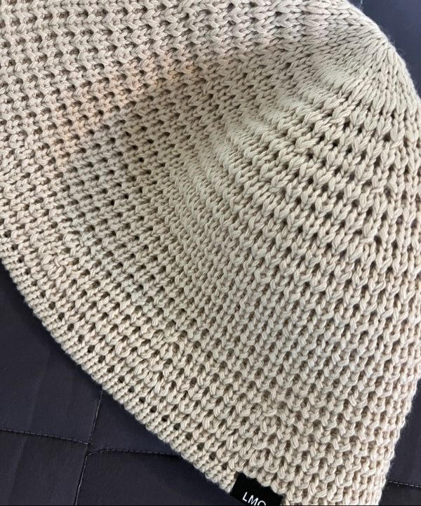 MUSINSA | LMC CROCHET BUCKET HAT natural