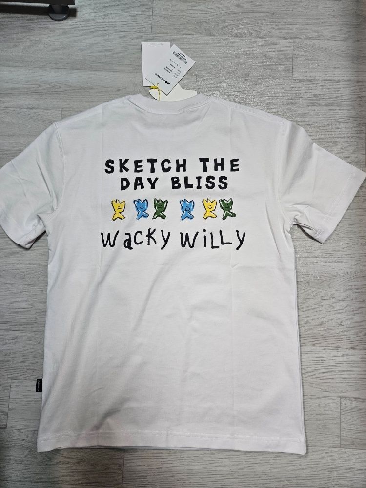 【WACKY WILLY】Ponte Kiki Short Sleeve T-Shirt R6496 Wacky Willy] 25FW Kiki Skateboard Half Sleeve T-Shirt (2