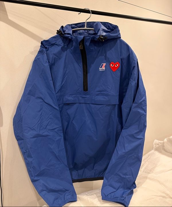 COMME des GARCONS ジャケット ネイビー M MUSINSA公式 | COMME DES GARCONS PLAY K-WAY x CDG PLAYレッドハート