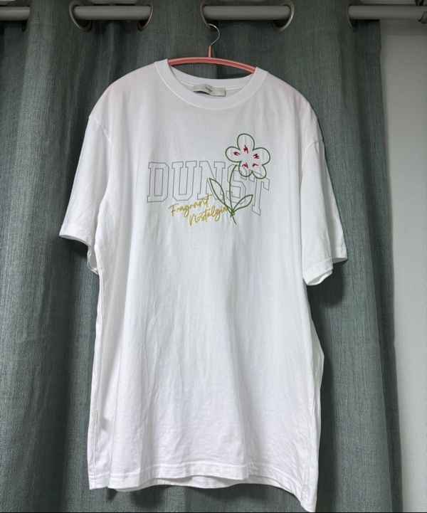 ★Dunst★ UNISEX DRAWING BLOOM TSHIRT MELANGE GREY_UDTS5B126 MUSINSA | DUNST FOR WOMEN UNISEX DRAWING BLOOM T-SHIRT