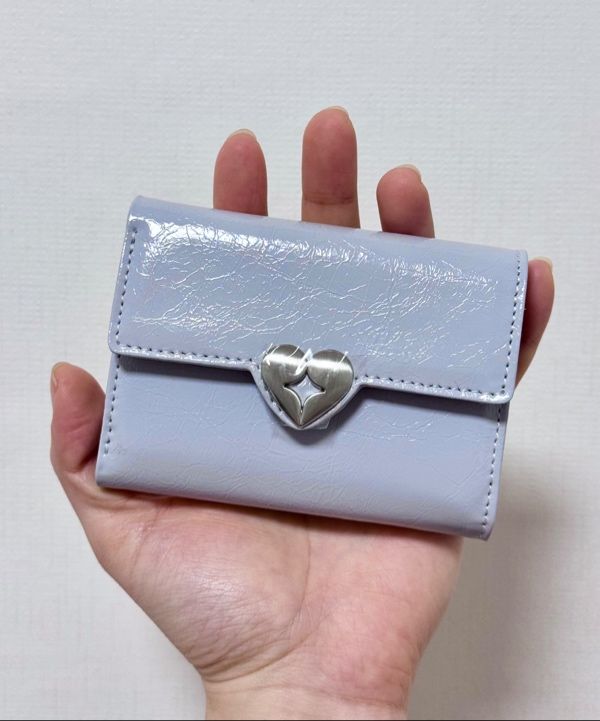 ★Fennec★ HEARTY FLAP WALLET MISTY LAVENDER FB1WT01MLF MUSINSA | fennec HEARTY FLAP WALLET - MISTY LAVENDER