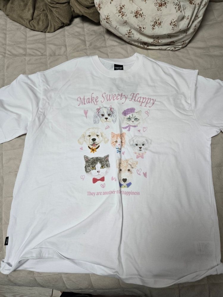 【CPGN STUDIO】25SS★ DTP Happy Sweety Short Sleeve Tee MUSINSA | CPGN STUDIO DTP Happy Sweety Short Sleeve T-shirt
