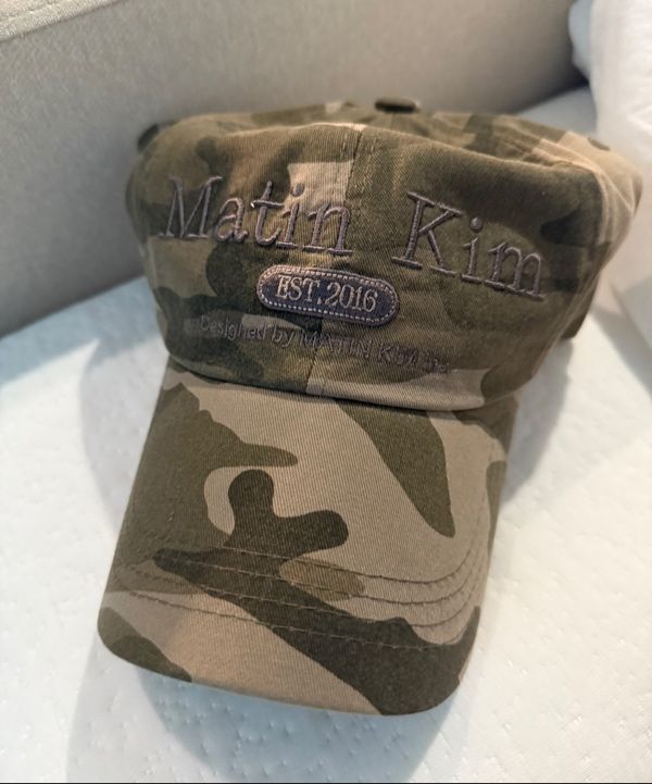 帽子 MATIN KIM LETTERING BALL CAP IN KHAKI Buy Matin Kim Keyword Lettering Ball Cap Beige HT009 Online