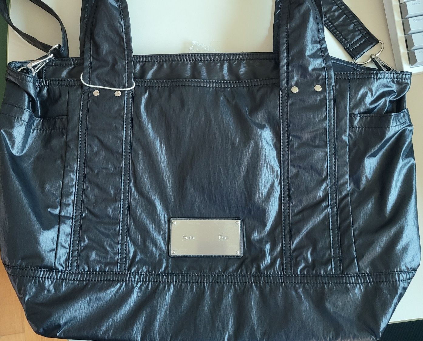 【Matin Kim】NYLON TWO WAY BIG BAG MUSINSA | MATIN KIM NYLON TWO WAY BIG BAG IN BLACK