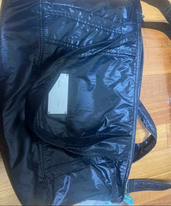 MUSINSA | MATIN KIM NYLON TWO WAY BIG BAG IN BLACK