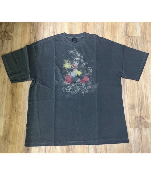 Tシャツ・カットソー CPGN STUDIO_COMPAGNO Luminous Pigment Short Sleeve T-Shirt S Embroidered Dot X-logo Graphic Perfect Pima Cotton T-shirt