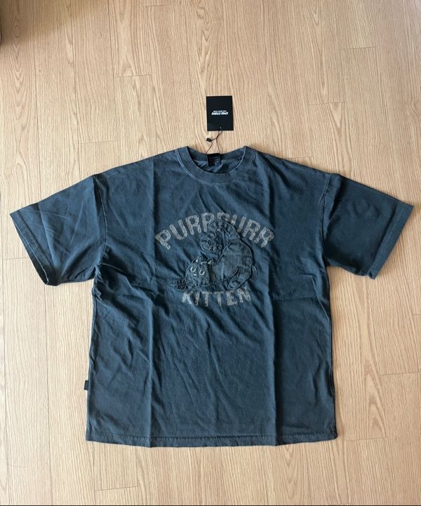 CPGN STUDIOのKitten Patch Pigment Short Sleeve T-Shirt 全2色 MUSINSA | CPGN STUDIO Kitten Patch Pigment Short Sleeve T
