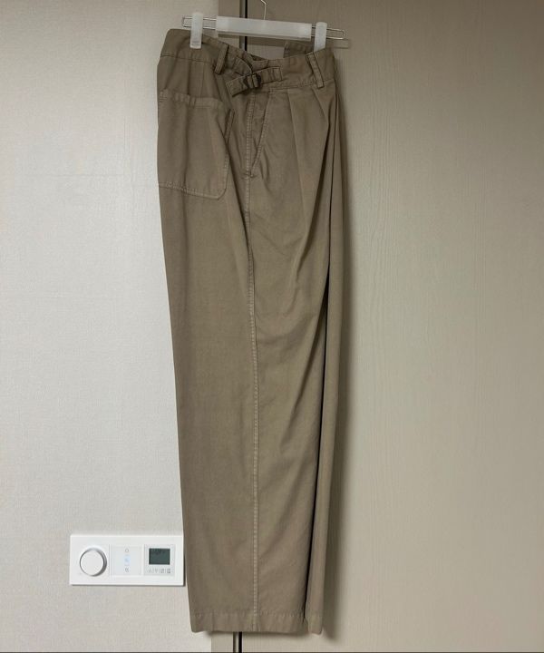 パンツ ANOTHER OFFICE Santiago Garment Pants MUSINSA | ANOTHER OFFICE Santiago Garment Pants (Sand Beige)