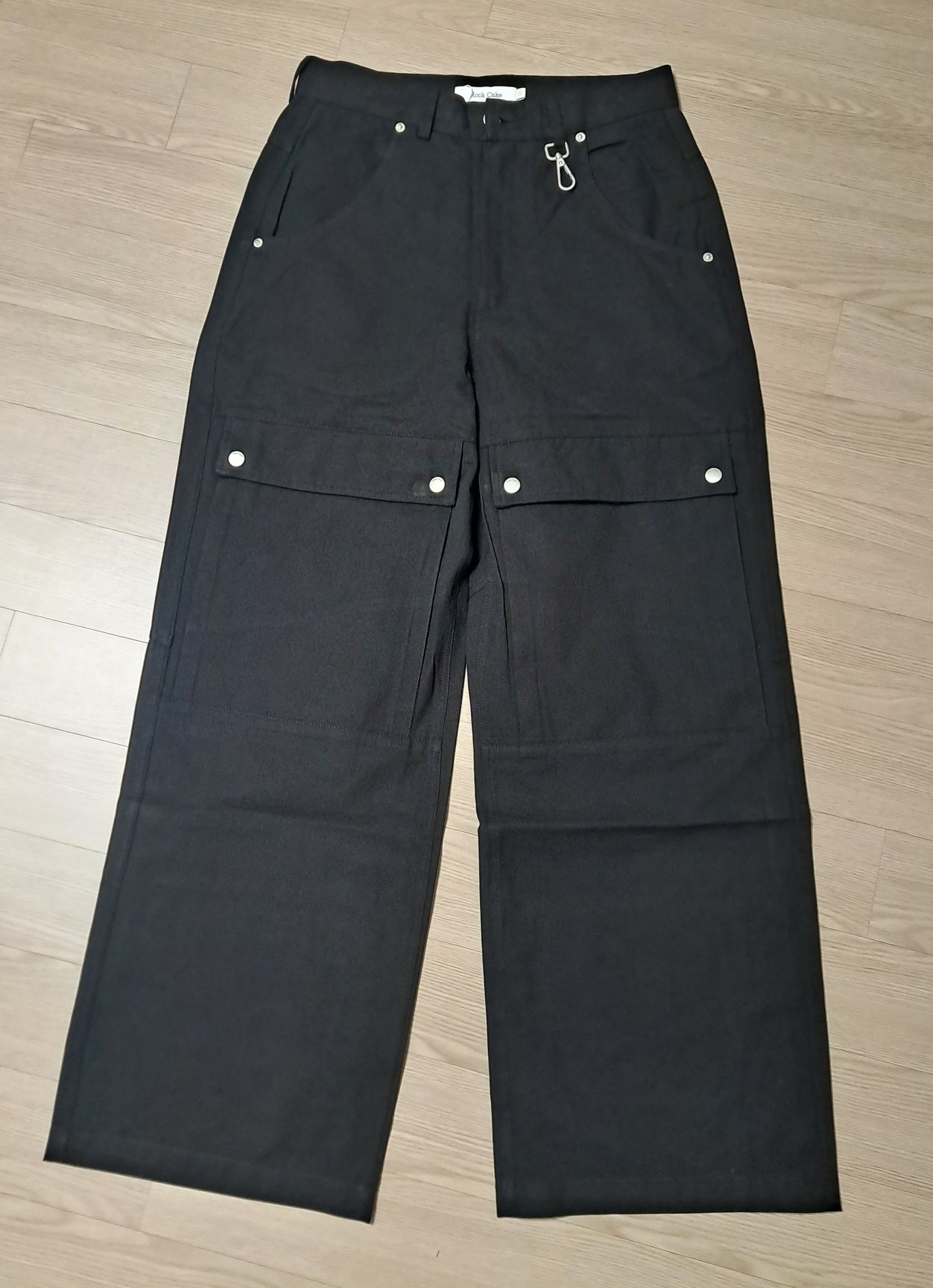 MUSINSA | ROCKCAKE Front Pocket Pants - Black