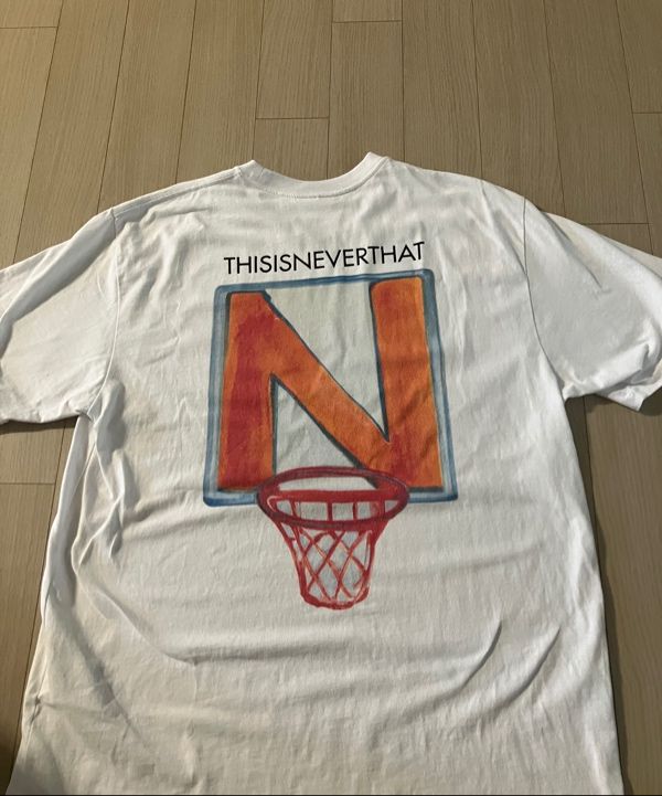 さらに100円引き◆thisisneverthat◆N Basketball Hoop Tee セール】N Basketball Hoop Tee（Tシャツ/カットソー