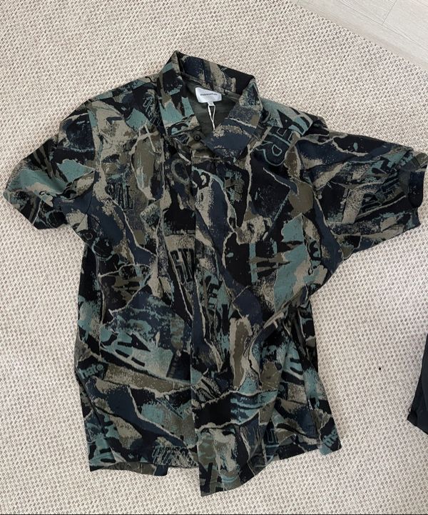 MUSINSA | thisisneverthat® Jacquard Pattern Button Up Top Multi