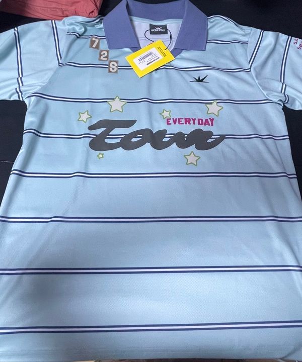 MUSINSA | SUNLOVE Striped Tour Golf Jersey Mint