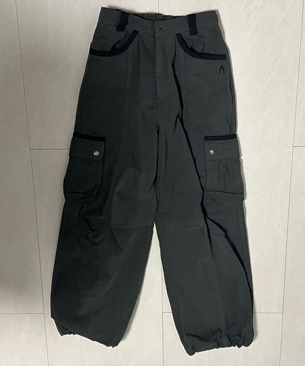 パンツ AAKAM Knee PinTuck Contrast Cargo Pants MUSINSA | AAKAM Knee Pin-tuck Contrast Cargo Pants (Brown)