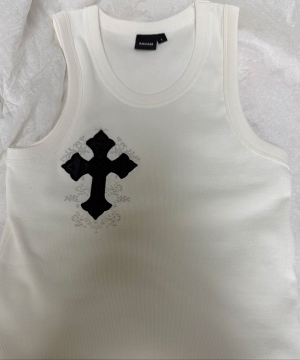 ☆AAKAM☆AKM CROS2 Sleeveless 韓国発 AKM CROS2 Sleeveless (Black) - AAKAM