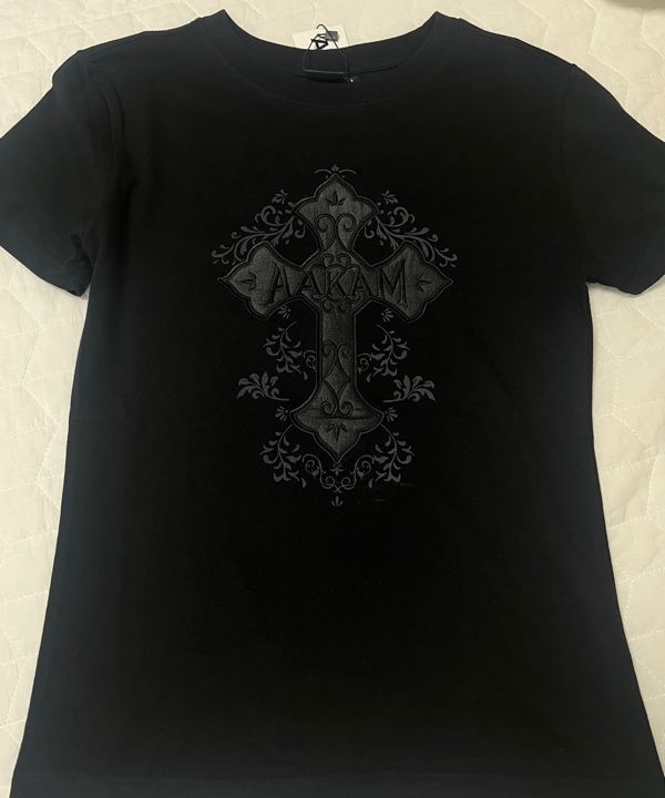 AAKAM CROS2 Half Top Tシャツ 十字架 - メルカリ
