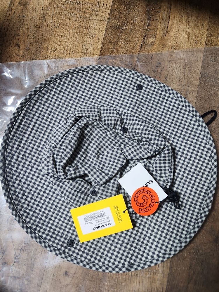 MUSINSA公式 | SUNLOVE Grid Pioneer Bucket Hat Black Gingham