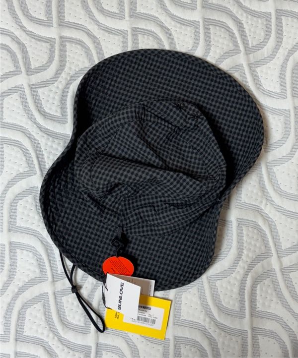 【SUNLOVE】Grid Pioneer Bucket Hat▲BOYNEXTDOOR着用 MUSINSA公式 | SUNLOVE Grid Pioneer Bucket Hat Black Gingham