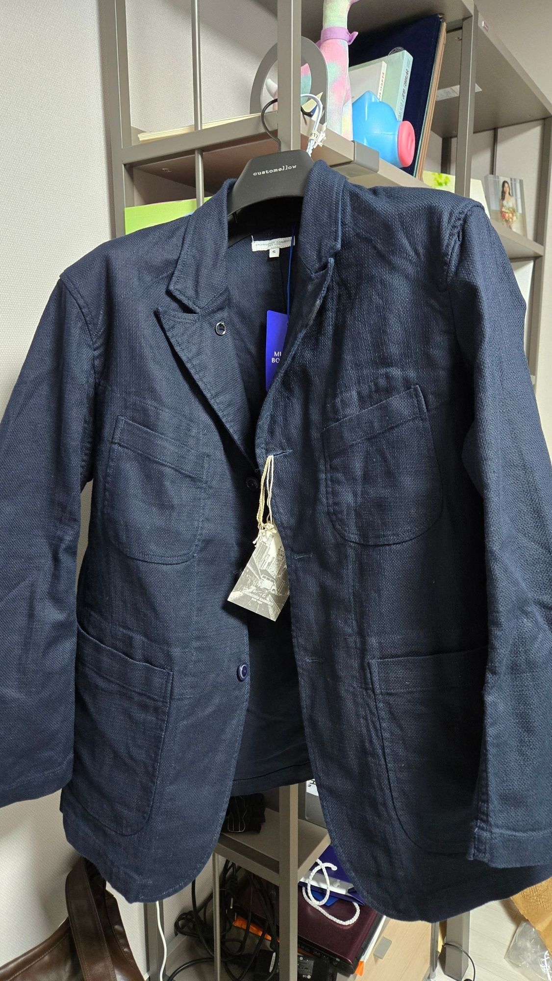 MUSINSA | ENGINEERED GARMENTS Bedford Jacket - Dark Navy / QT099ZT217