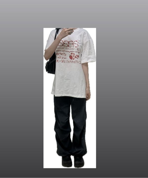 [AEAE]WEB LOGO T-SHIRTS [ストロベリー] [STRAWBERRY WEBLOGOT-SHIRTS_STRAWBERRY_3.