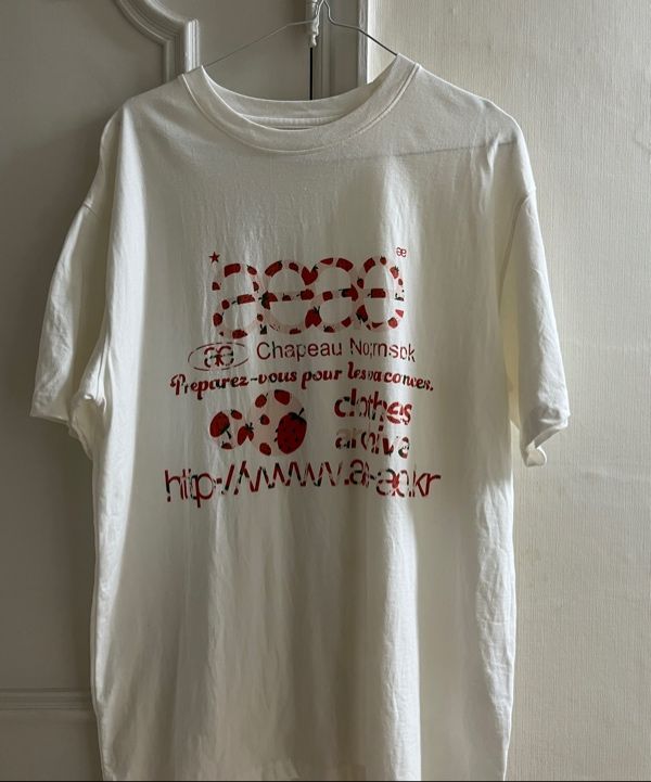 ★AEAE★ WEB LOGO T-SHIRTS [STRAWBERRY] ★大人気★ MUSINSA | AEAE WEB LOGO T-SHIRTS [STRAWBERRY]