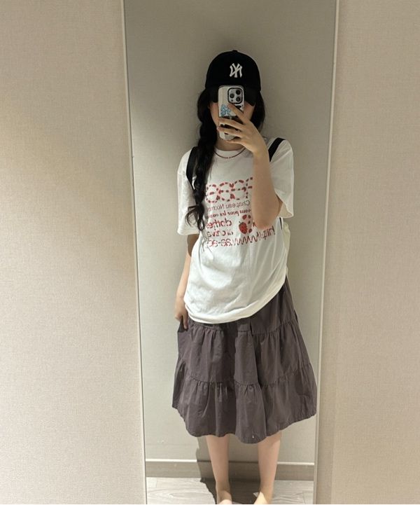 韓国限定 AEAE WEBロゴ Tシャツ ストロベリー WEBLOGOT-SHIRTS_STRAWBERRY_1.