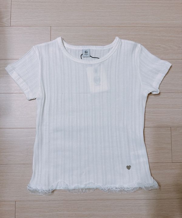 Tシャツ・カットソー RONRON LACE FRILL SLIM CROP PLEATS T SHIRT MUSINSA | RONRON LACE FRILL SLIM CROP PLEATS T SHIRT GREY