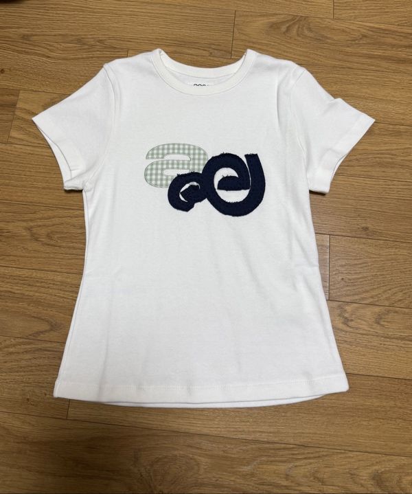 aeae APPLIQUE LOGO TEE Tシャツ ホワイト 韓国 60% aeae APPLIQUE LOGO TEE Tシャツ ホワイト - メルカリ