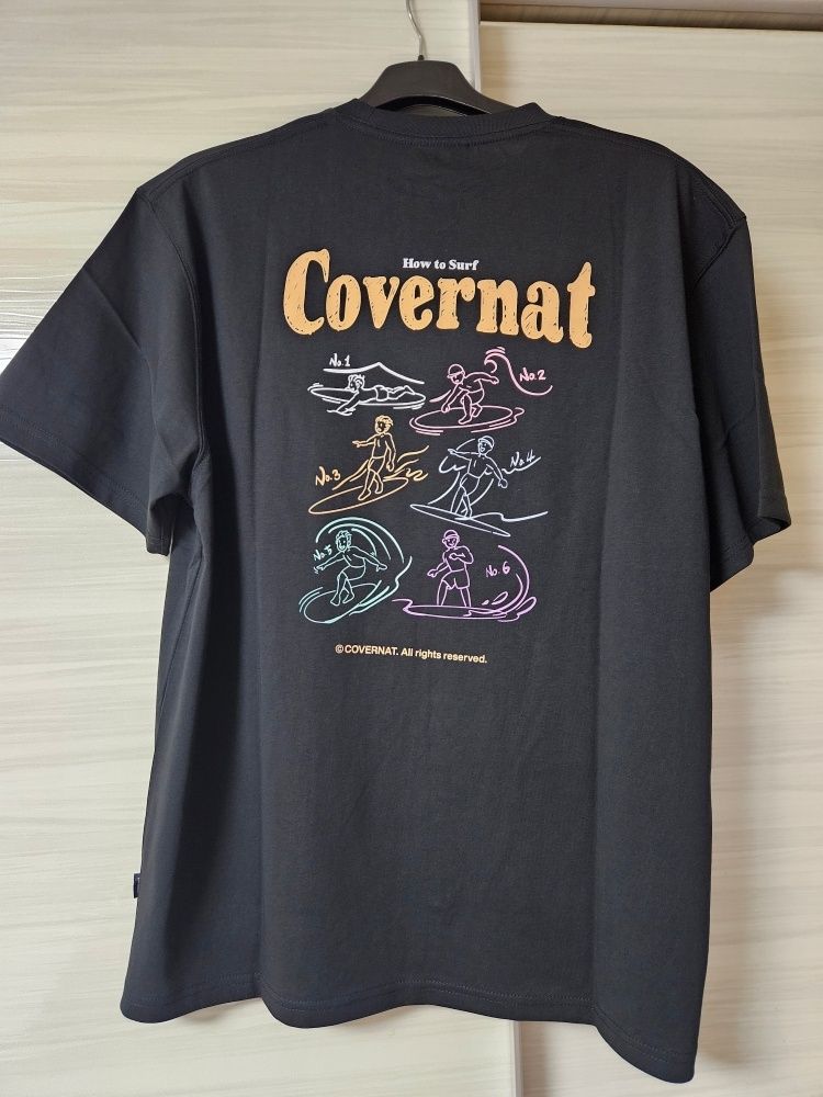 MUSINSA | COVERNAT Cool Cotton Surfing Motion Graphic T