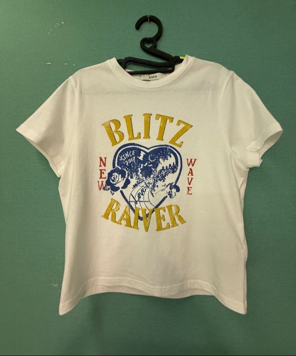 ★RAIVE★ Pop New BLITZ Graphic TShirt VW5ME603_3color MUSINSA | RAIVE Pop New BLITZ Graphic T-Shirt VW5ME603_3color