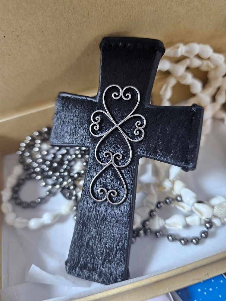 MUSINSA | SCULPTOR Cross Hair On Strap Wallet Black