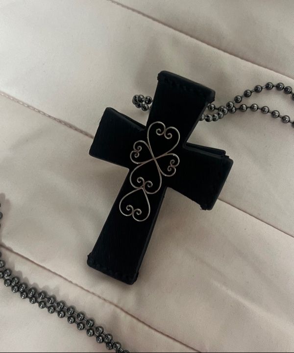 アクセサリー sculptor crossleather strap wallet black Cross Hair On Strap Wallet Black – Sculptor