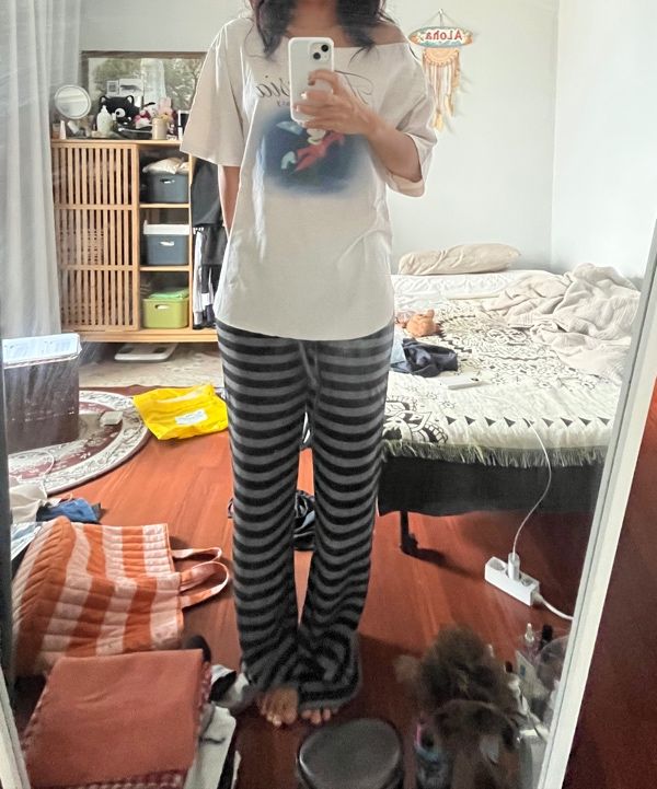 MUSINSA | SCULPTOR Couch Potato Fuzzy Pants Midnight