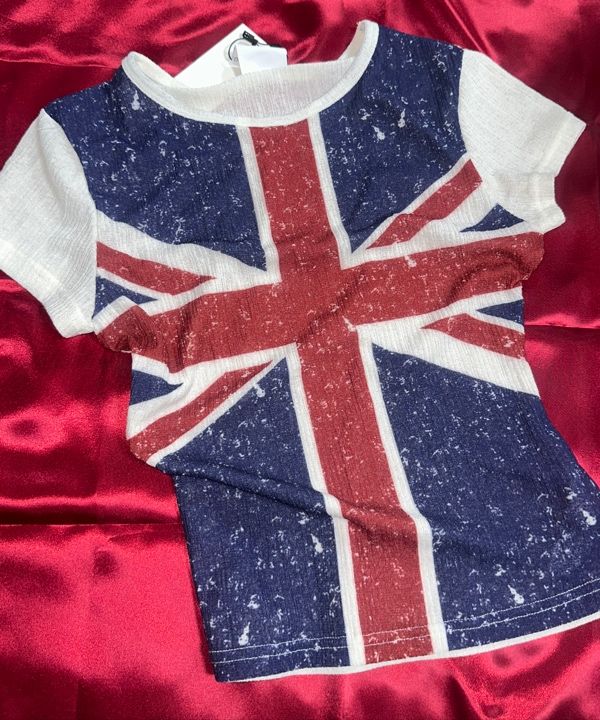 MUSINSA | SCULPTOR Union Jack Baby Tee Black