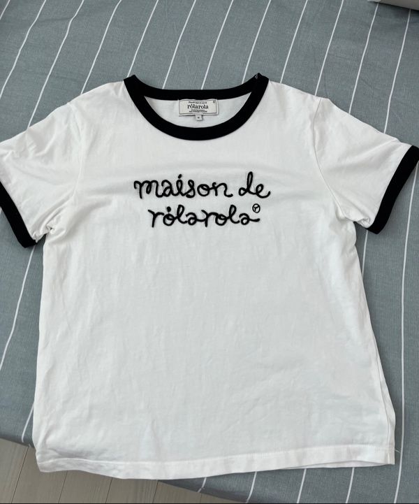 MUSINSA | ROLAROLA MAISON DE ROLA RINGER T-SHIRT WH+BK