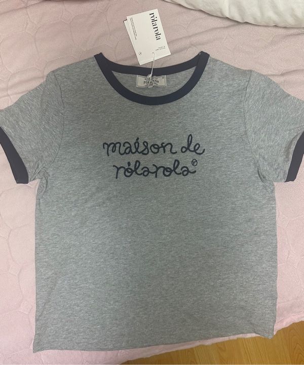 MUSINSA | ROLAROLA MAISON DE ROLA RINGER T-SHIRT GY+NV