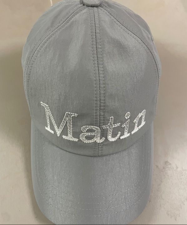 Matin Kim☆MATIN GLOSSY BALL CAP MATIN GLOSSY BALL CAP IN BLACK – Matin Kim