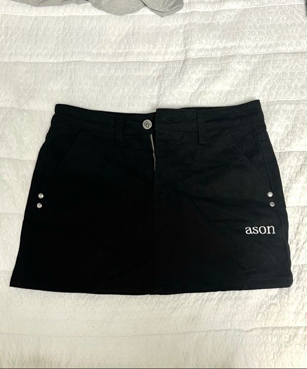 MUSINSA公式 | ASON POG SKIRT / BLACK