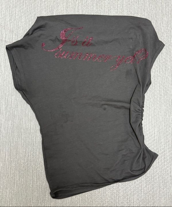 MUSINSA | LUV IS TRUE SM GLITTER OFFSHOULDER TEE(PINK)