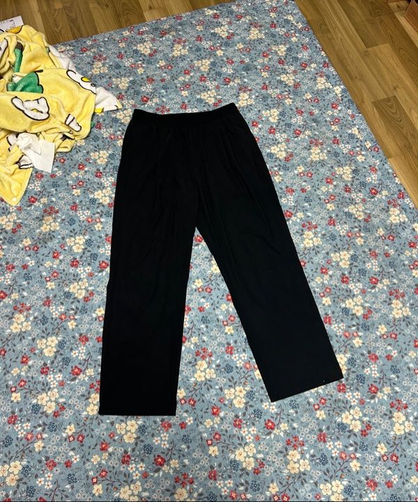 [DRAW FIT] COOLING RELAXED WIDE BANDING PANTS 3色★パンツ draw-fit