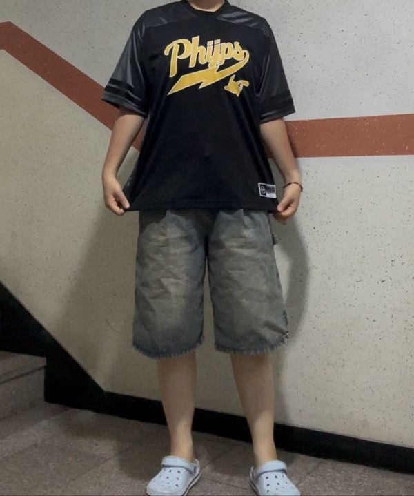 ★ Phyps Department★ Pokemon Star Tail Mesh Short Sleeve W MUSINSA | PHYPS Pokemon Star Tail Mesh Short Sleeve_Black