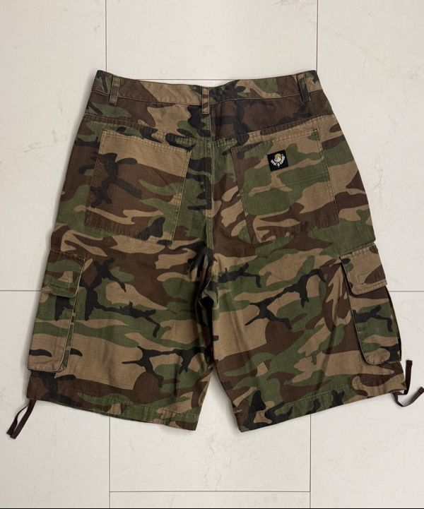 MUSINSA | WKNDRS RIPSTOP CARGO SHORTS (CAMO)